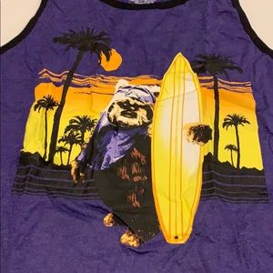 Star Wars Tank top Chewbacca with skateboard new S 2XL NWT